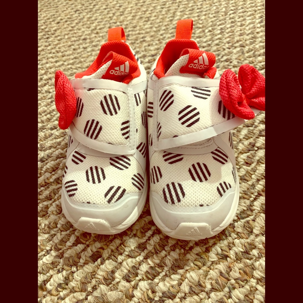 Size 9 1/2 adidas Minnie Mouse edition